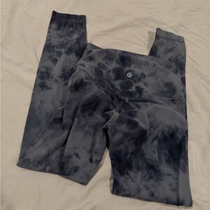 lululemon athletica Charcoal Tie-Dye Leggings
